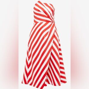 Ted Baker Strapless Red and White Dress